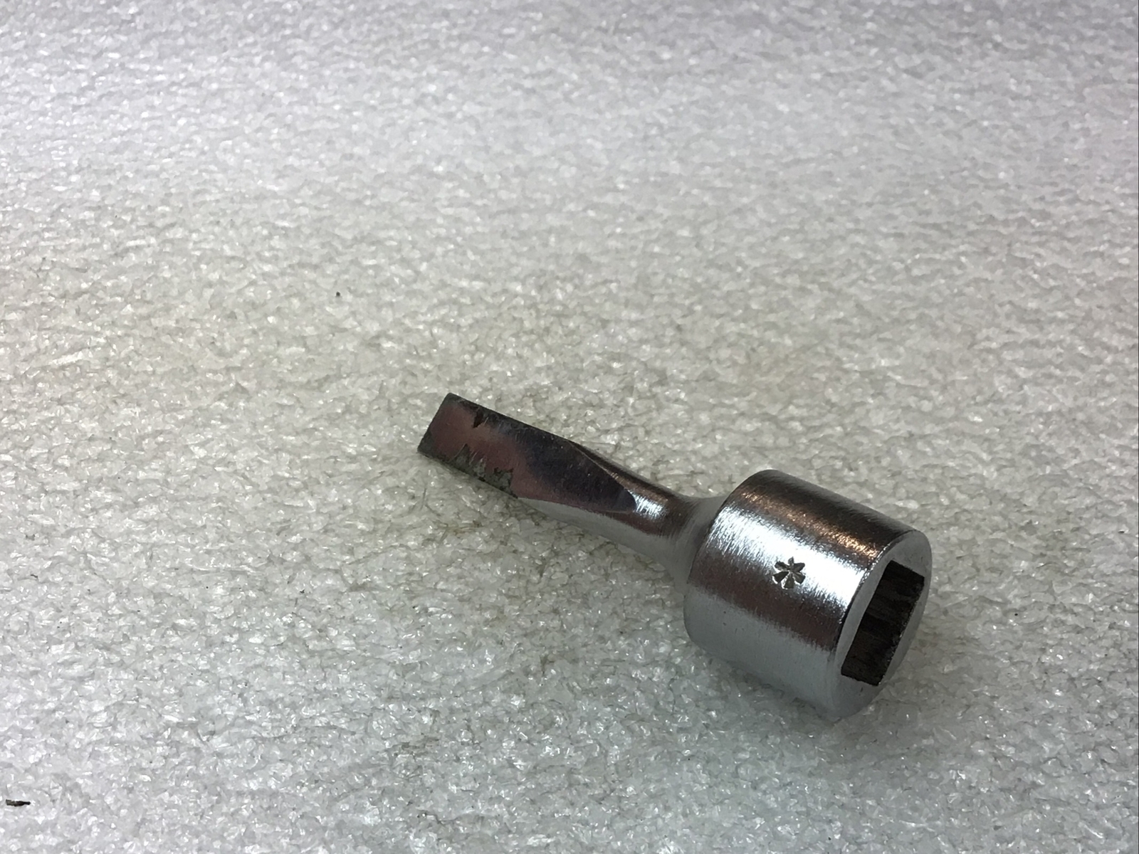 Proto Tool 5246 – 1/4”Tip, Flat Head, Chrome, Screwdriver Socket, 3/8″ Dr.-USA-