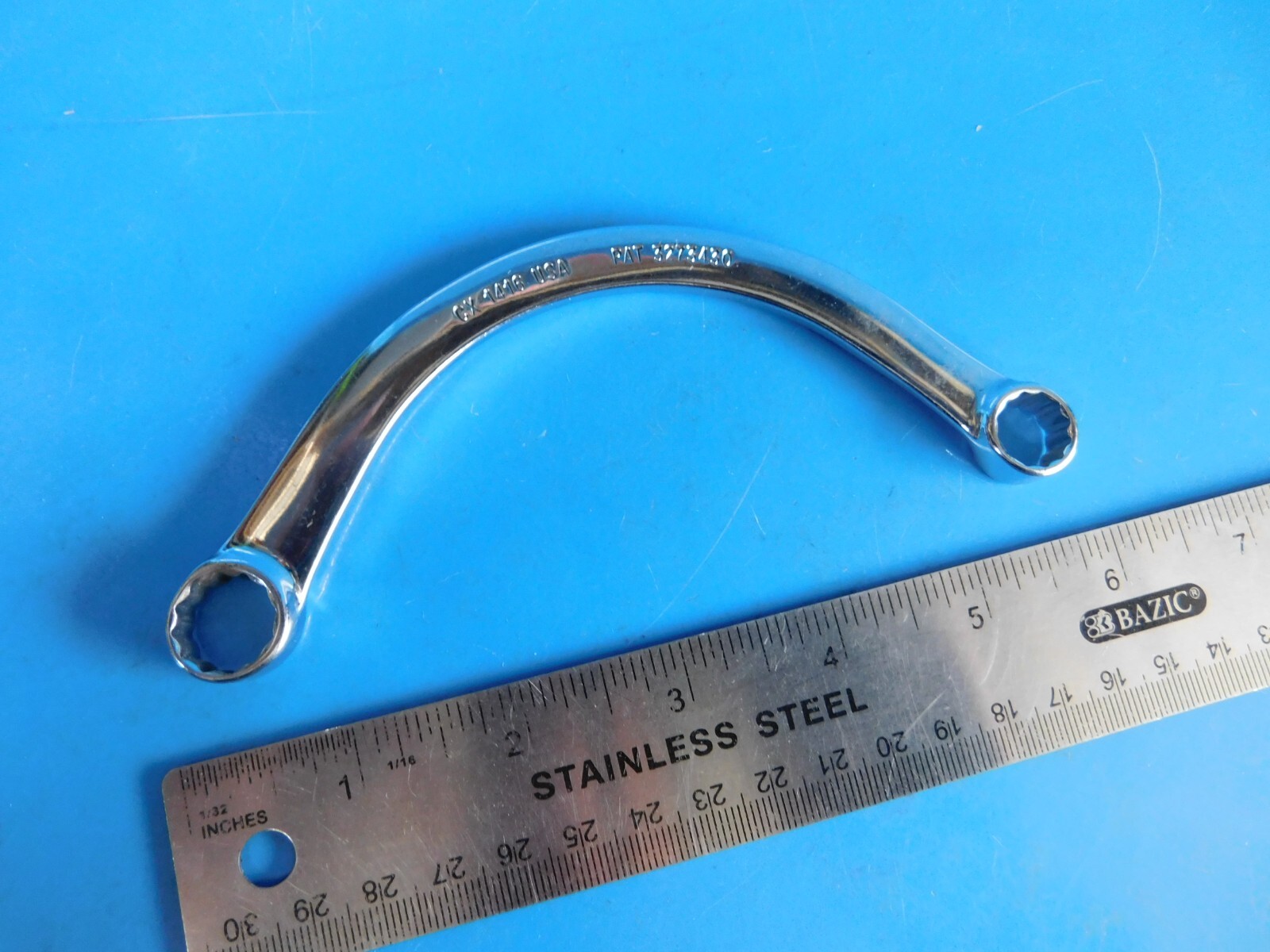 USED, SNAP ON TOOLS » 7/16 IN. X 1/2 IN. » HALF MOON WRENCH, PART #CX1416