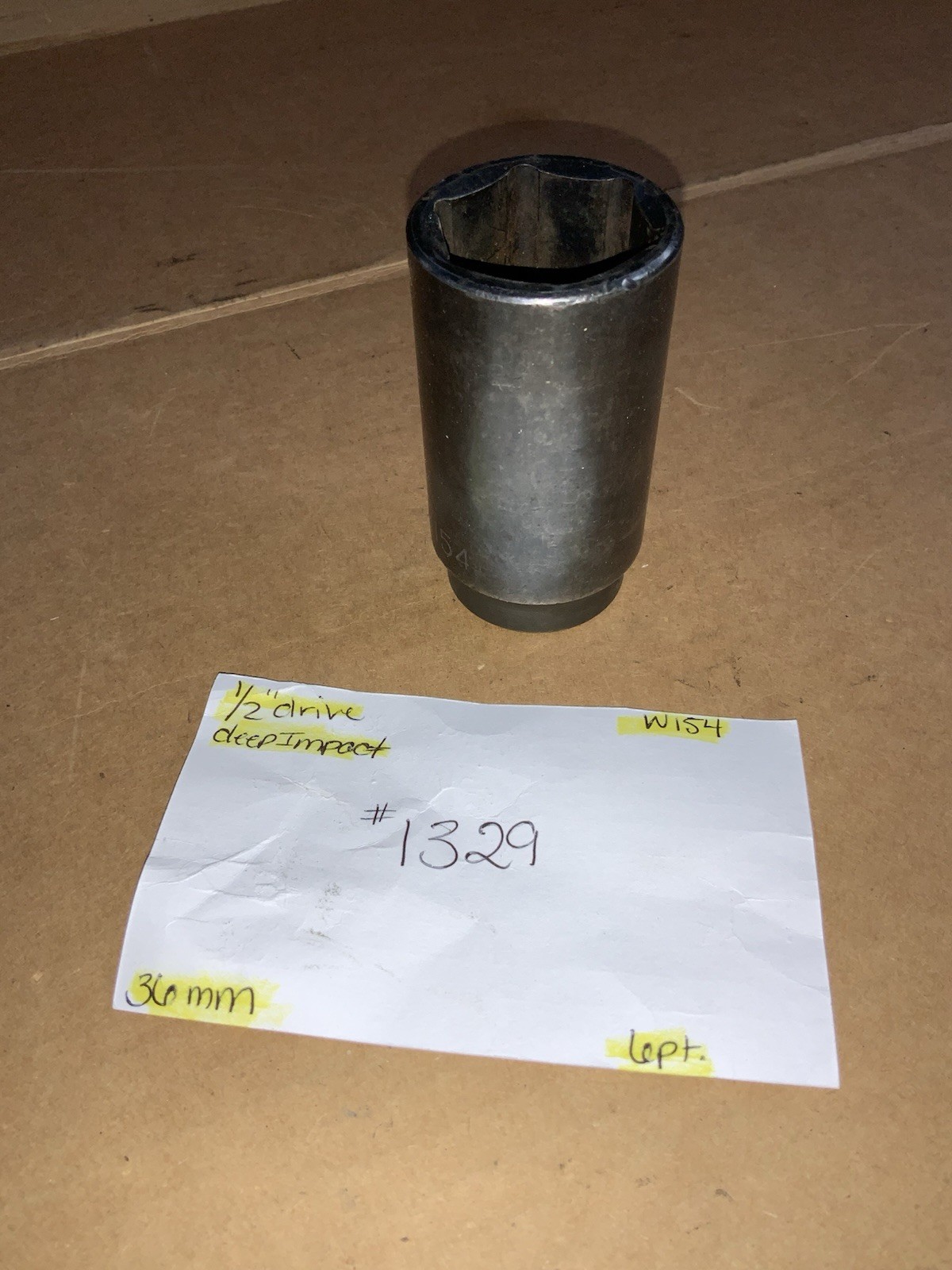 PT Chrome-Moly 1/2″ Drive 36mm 6pt Deep Impact Socket W154 GM Axle Nuts 17/16”