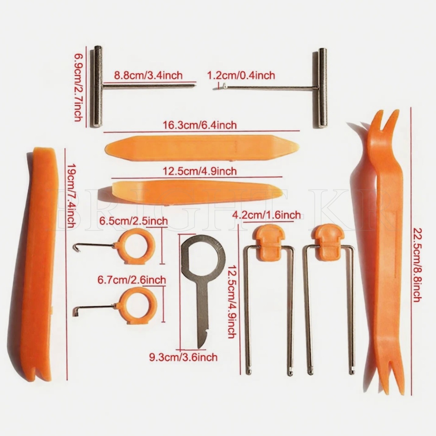 12x For MINI COOPER R53 R56 F56 INTERIOR EXTERIOR STRONG PRY TRIM REMOVAL TOOLS