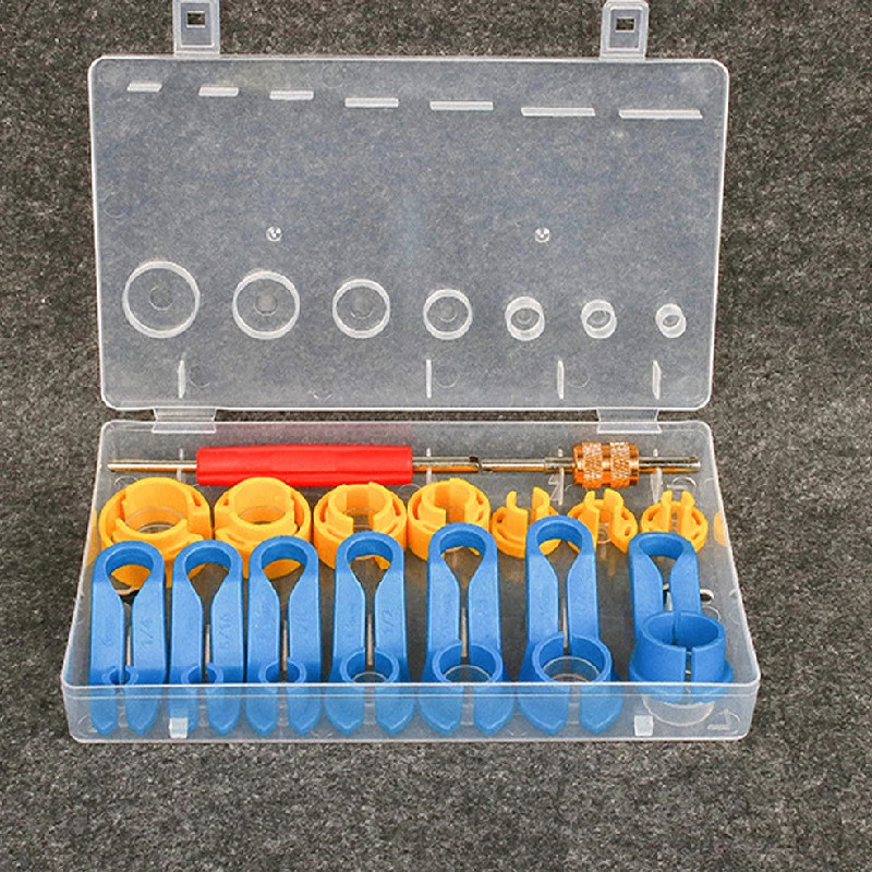 16Pcs AC Fuel Line Disconnect Removal Tool Set With Storage Box For Most Vehicle