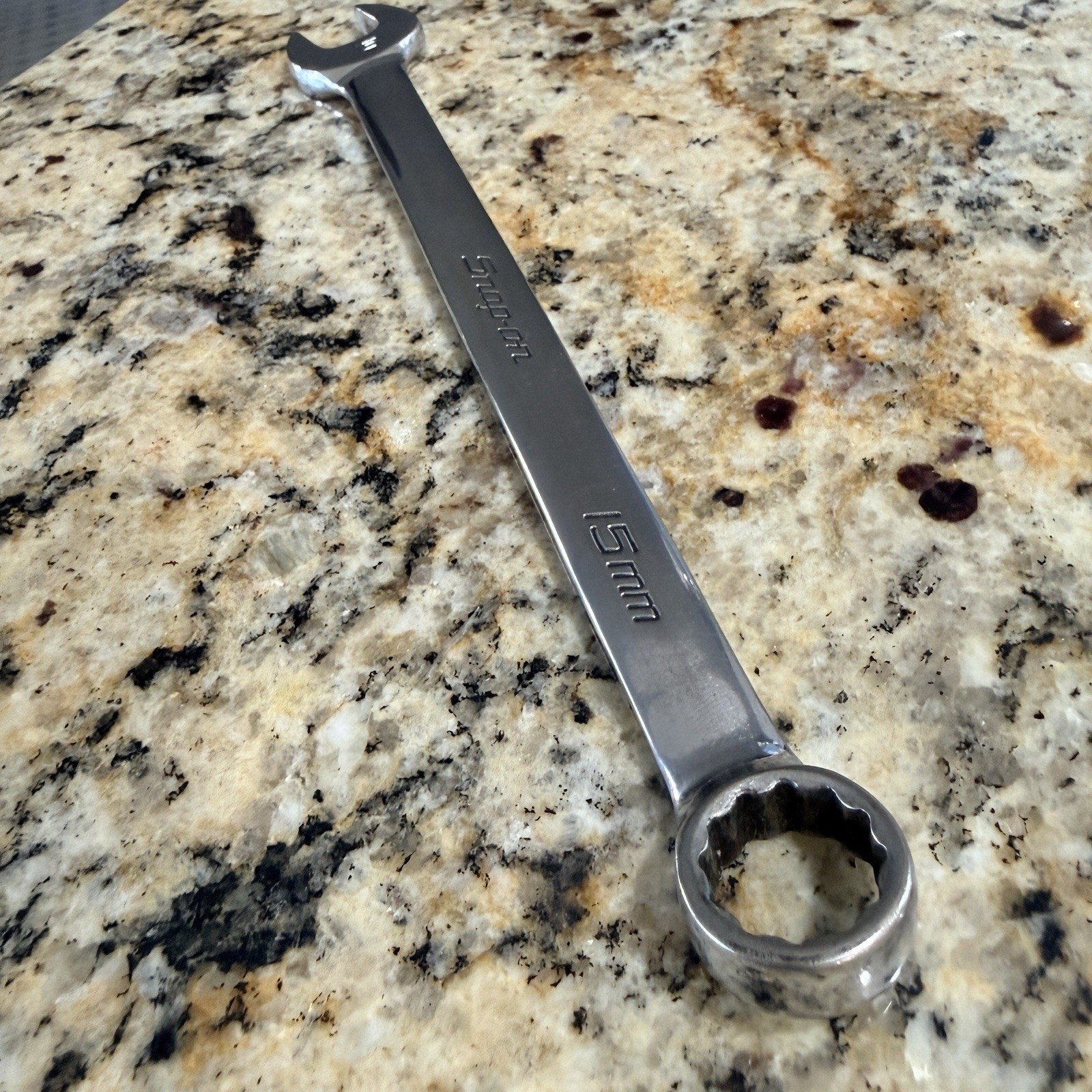 Snap-on Tools OEXM150A 15mm Combination Wrench 12 Point Metric – Made in USA
