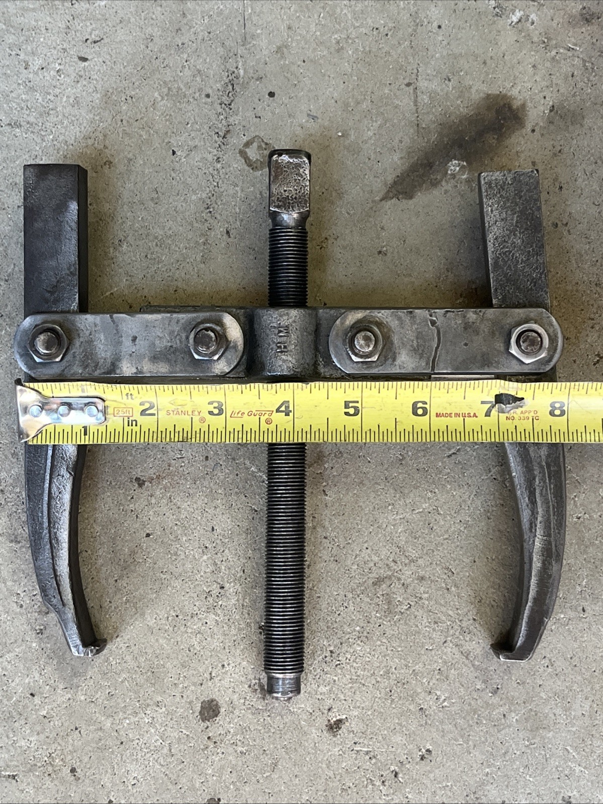 🔥 Vintage Bray 6″ gear puller 6 ton made in USA #1002 Heavy Duty Armstrong