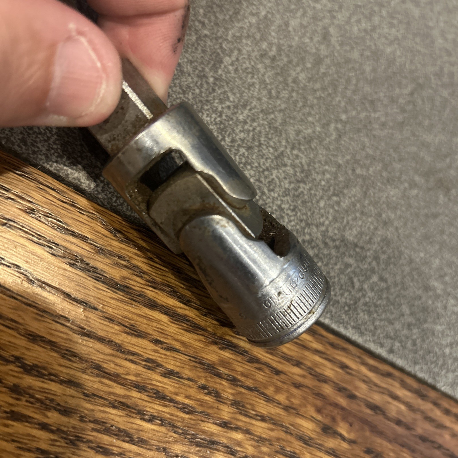 VTG Snap On Ferret F-70N 3/8″ Drive Ratchet 7″ & 1/2” Universal Joint Adapter