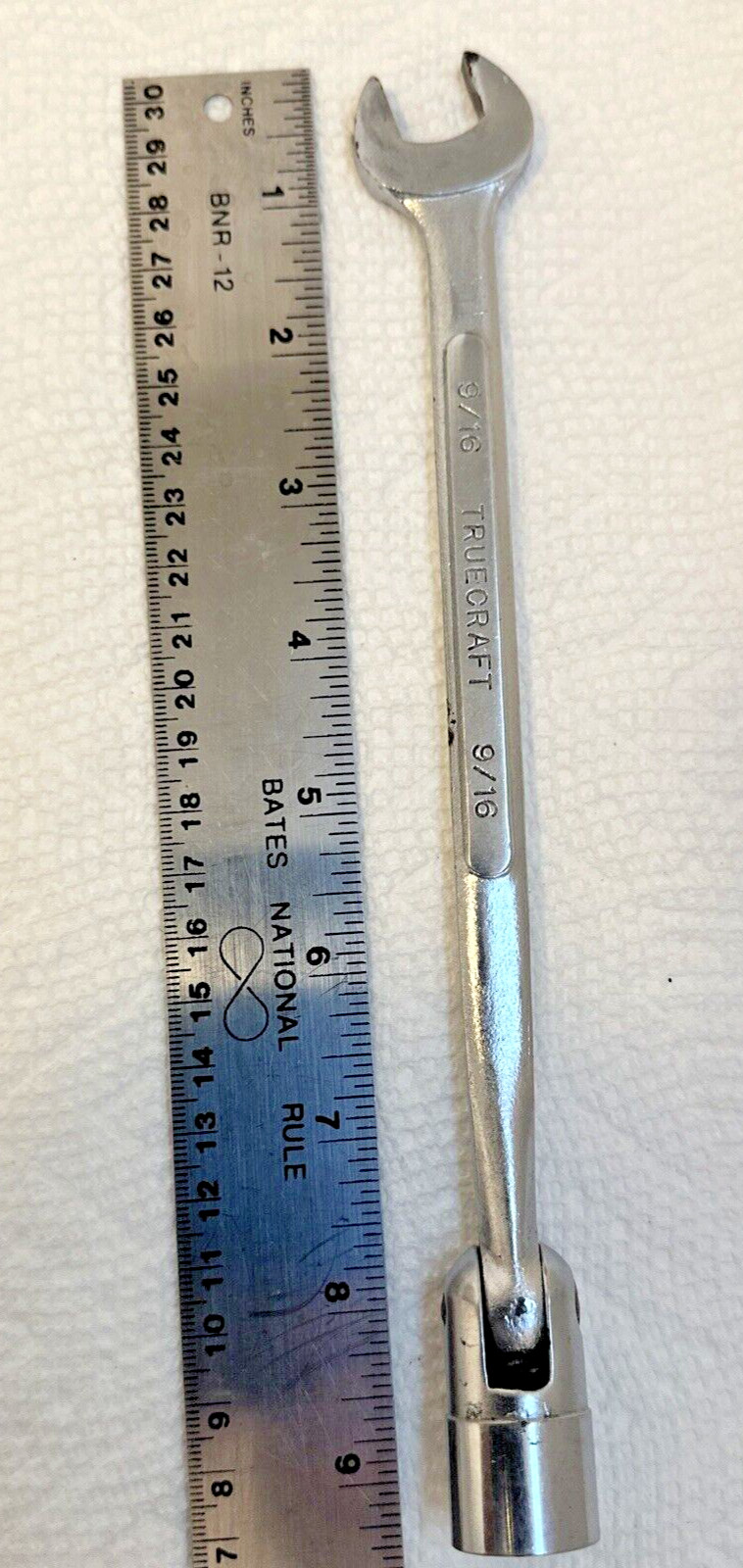 TrueCraft 9/16 Flex Socket Wrench Made in Japan Chrome Vanadium Dropped Forged