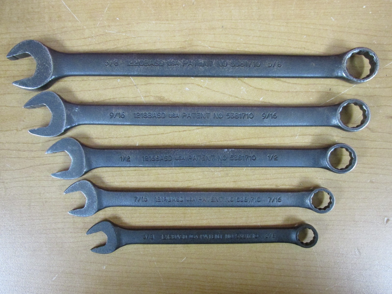 Proto Tools J1200FBASD 14pc SAE 3/8″- 1 1/4″ Black Oxide Combination Wrench Set