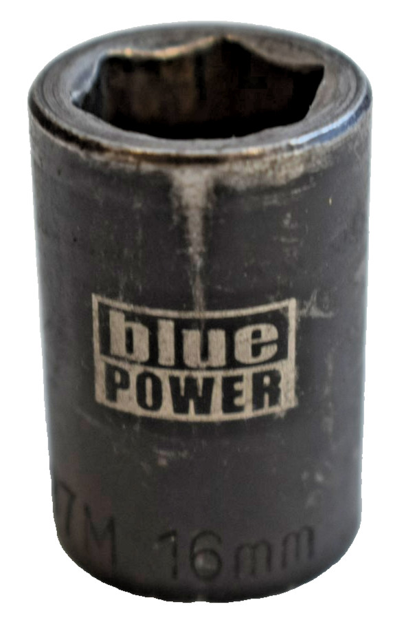 Cornwell Blue Power CBP137M 16mm Metric Shallow Impact Socket 1/2″ Drive 6 point