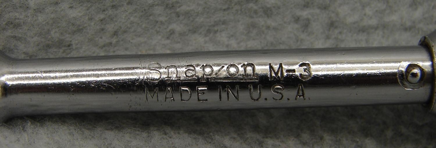 EARLY c.1920s~1940s SNAP-ON Tools 9/32″ Drive Midget T-Handle Socket Driver M-3