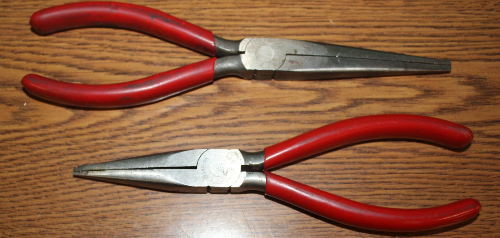 Snap-On 96ACP 7-1/2″ & 97ACP 8″ Red Handled Needle Nose pliers BOTH