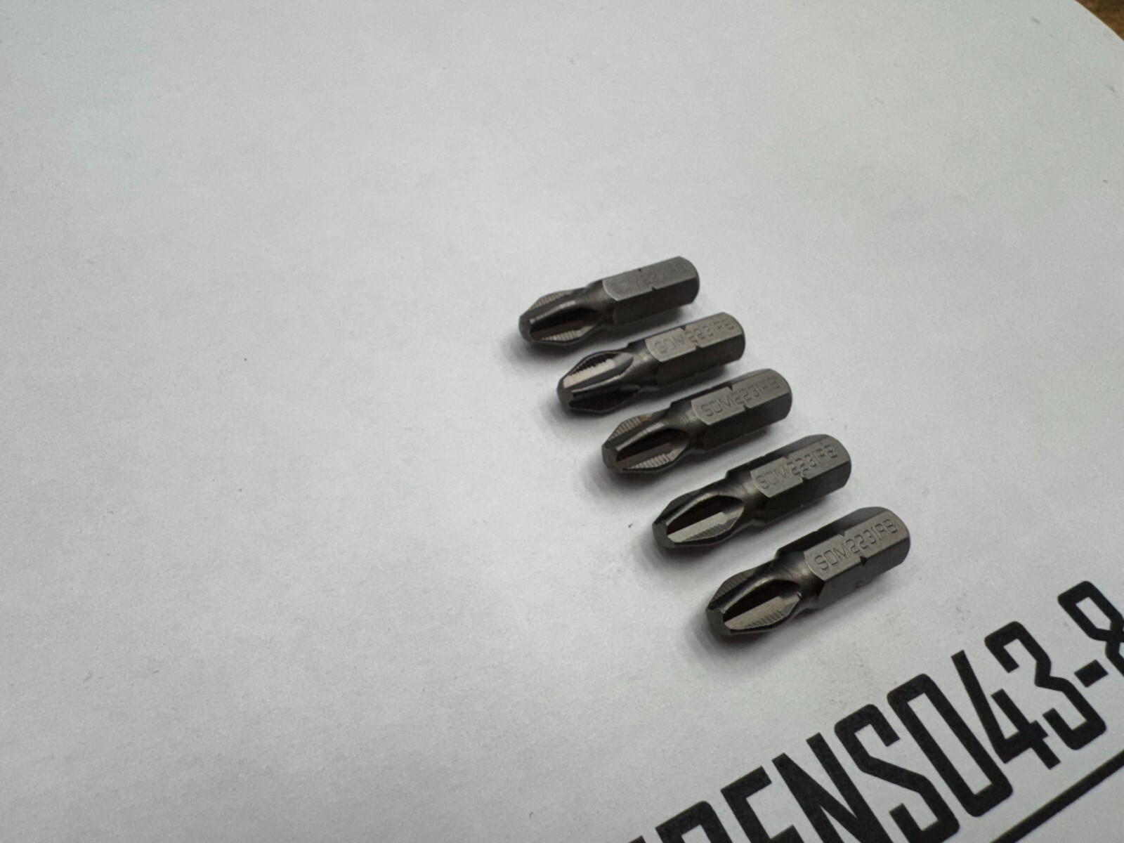 Snap-on Tools USA NEW 5 PACK 1/4″ Hex #3 Phillips ACR Screwdriver Bit SDM223IRB
