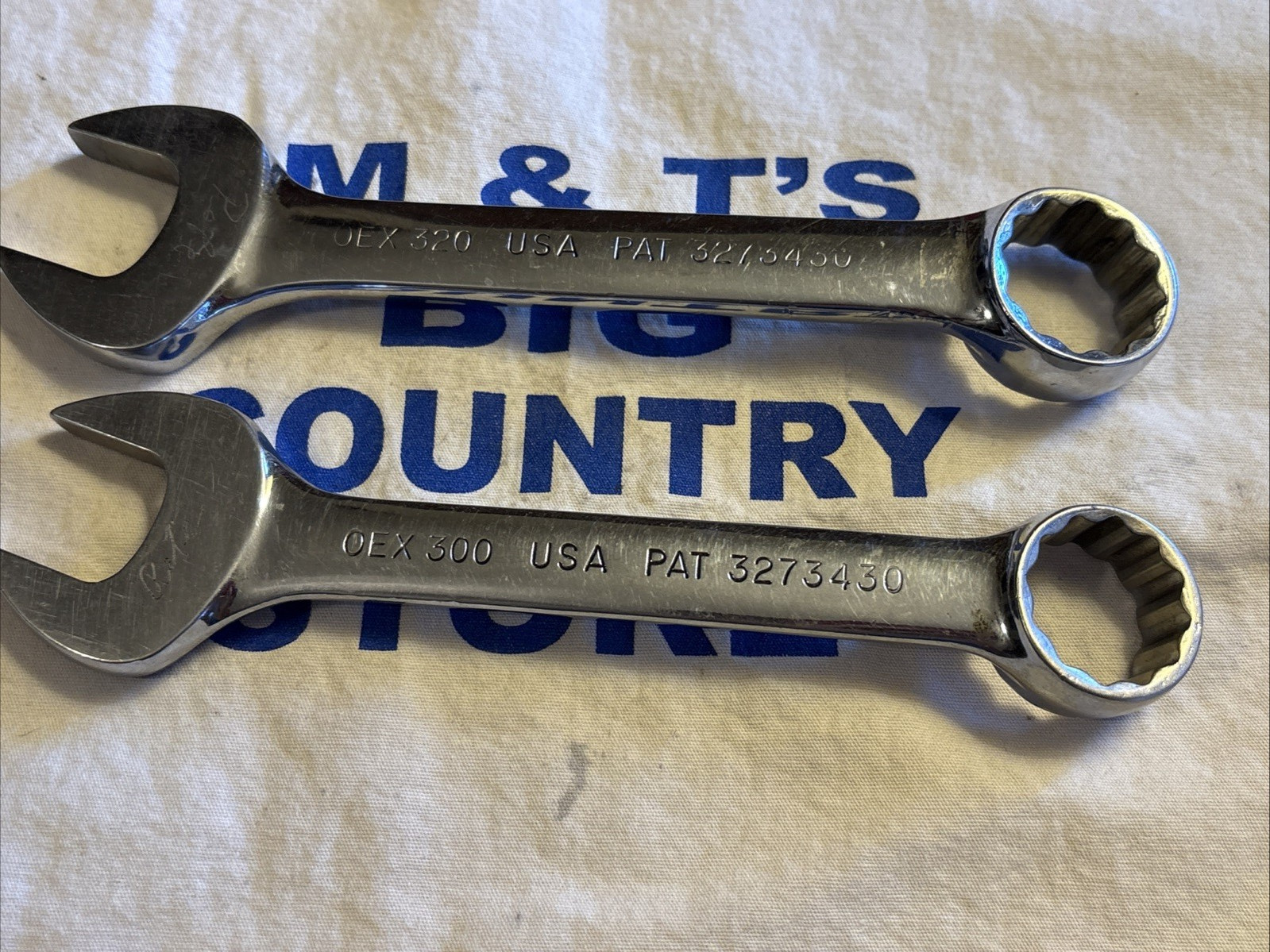 Snap-on Tools USA 2pc 12pt Combination Wrench Set OEX300, OEX320