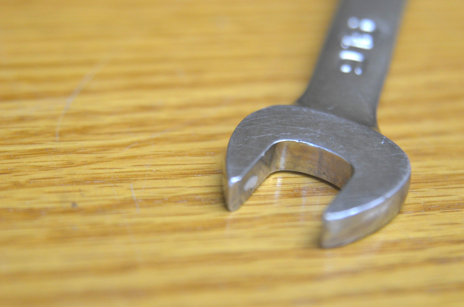 Snap On Combination 12 Point Chrome Wrench 9/16 OEX180B (1-C)