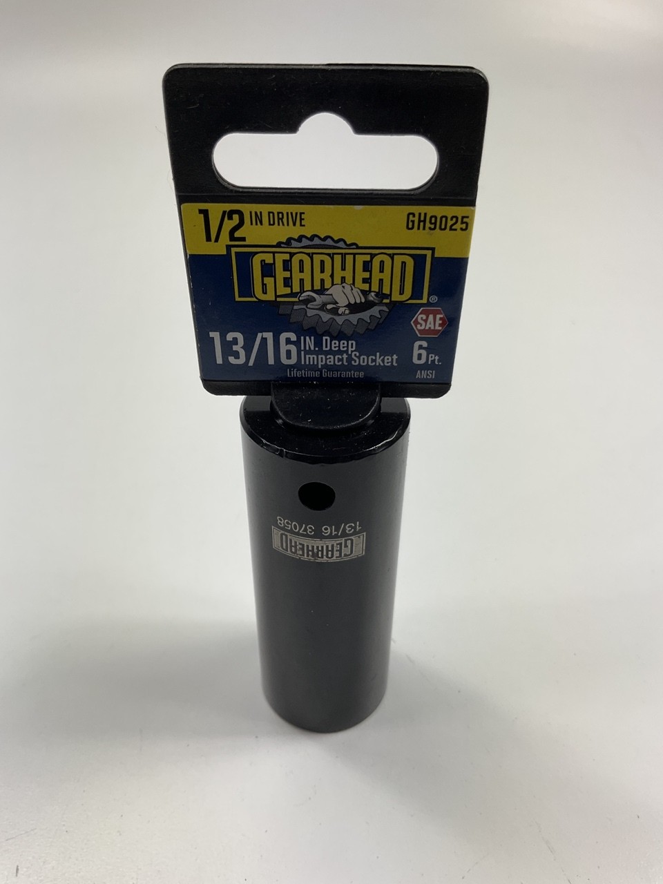 Gearhead GH9025 1/2″ Drive X 13/16 In Deep Impact SAE 6 Point Socket