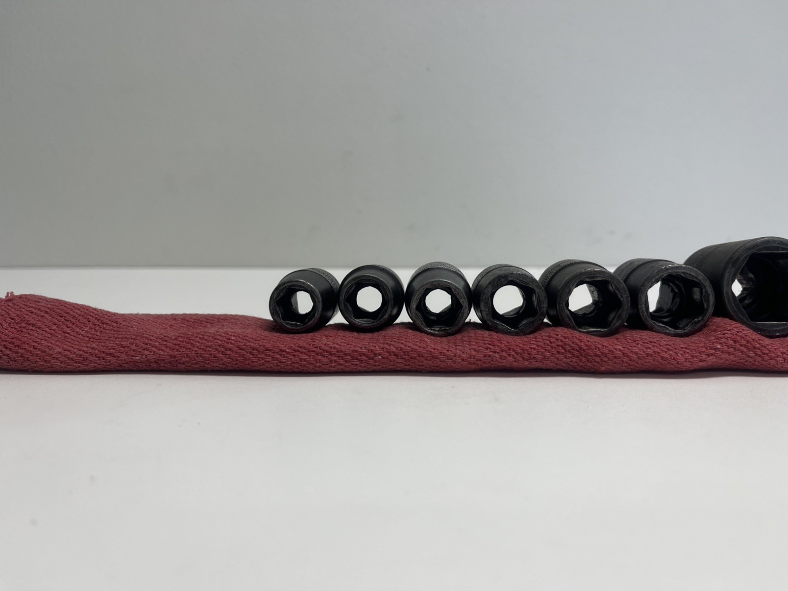 Lot Of 8 Snap-On 6 Pt Shallow Impact Sockets IMM110-IMM160 IMM220 IMM230 Metric