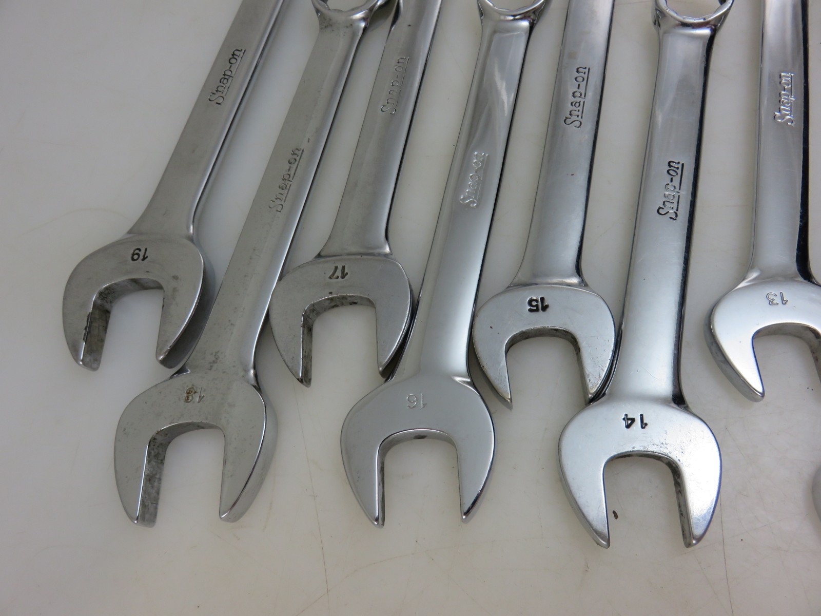 Snap-On OEXM SHORT Metric Combination Wrench 6mm-18mm 14pc Set Vintage USA