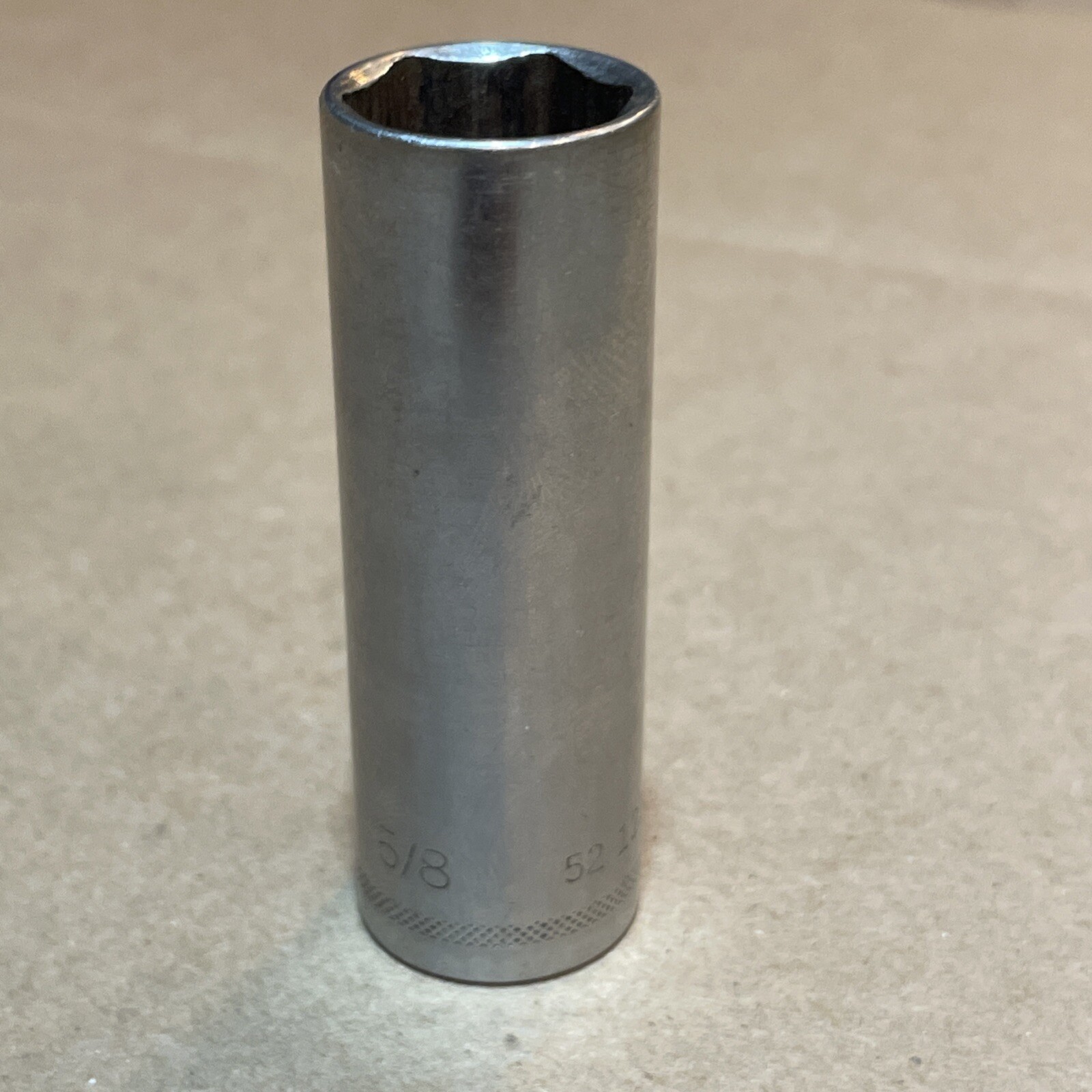 Easco USA 3/8″ Drive Deep 5/8″ Chrome 6 Point Made in the USA Socket 52 1220
