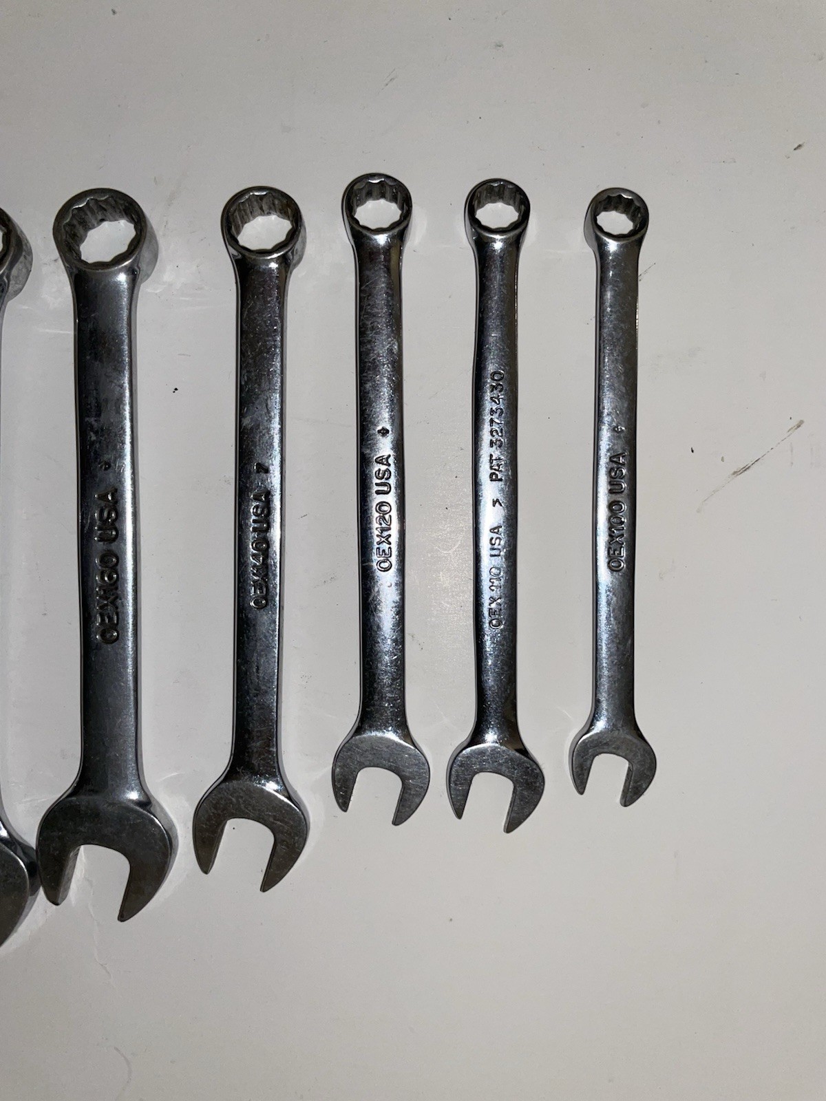 Snap On Wrench Set 12 Pt Flank Drive Combo Short OEX 100 – 320 SAE 5/16 to 1