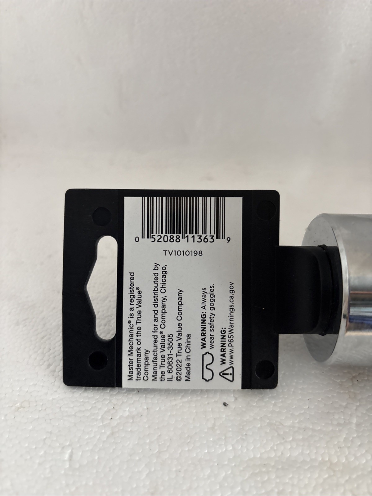 3/4″ Drive, 1-9/16In. 12-Point Socket 106631, Master Mechanic Lifetime Warranty