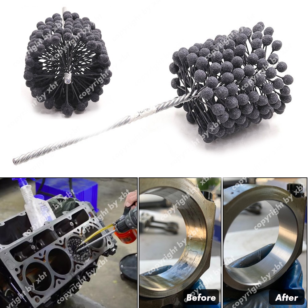 4-4.125″/100 to 105mm Flexible Engine Cylinder Hone Brush Ball 320 Grit GB41832