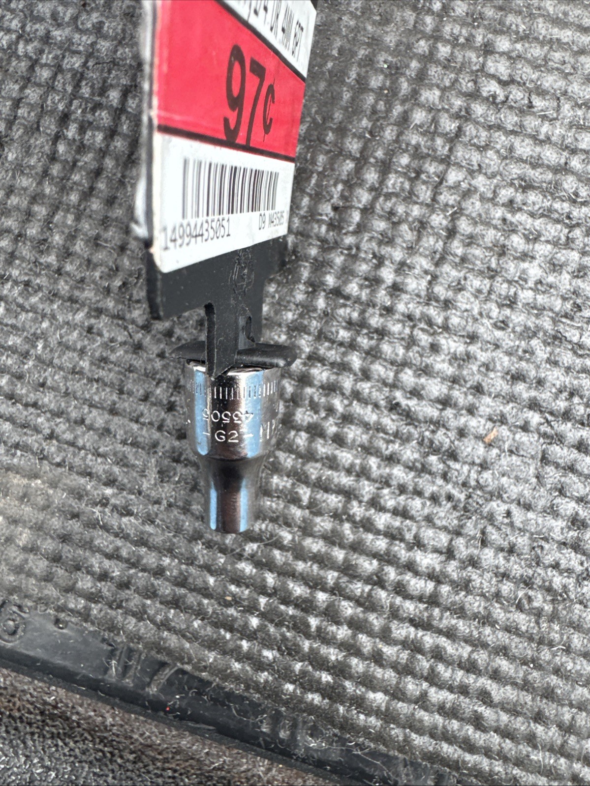 Sears Craftsman 1/4″ Drive 4MM 6 Point Shallow Socket Metric G2 43505 USA NOS