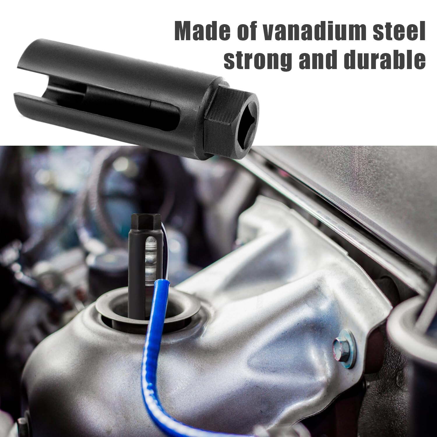 Offset Oxygen Sensor Socket 3/8″ Drive x 7/8″ for O2 Removal & Installation