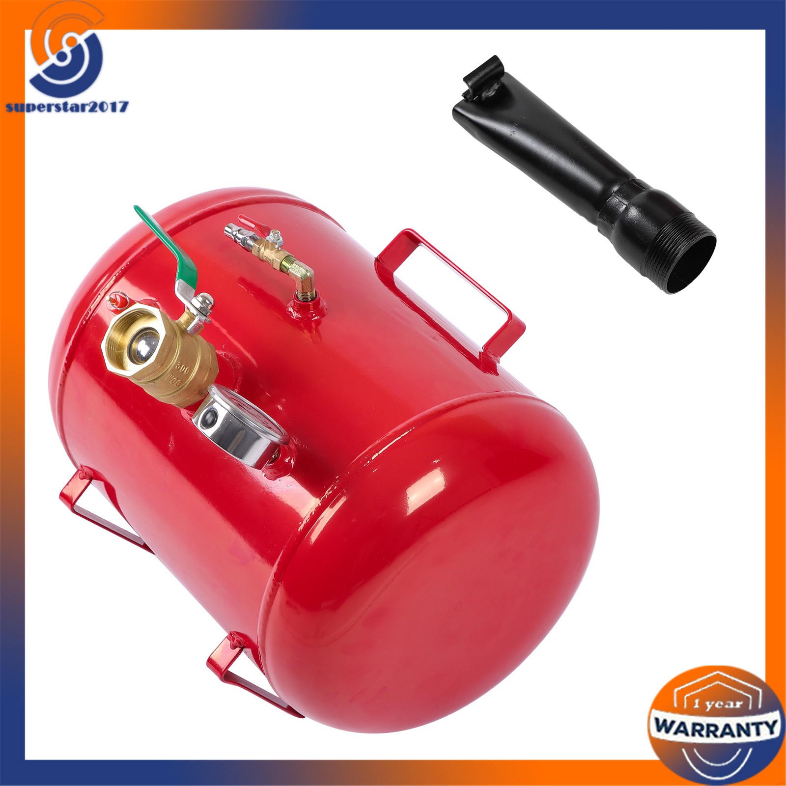 7.5 Gallon Air Tire Bead Seater Blaster Tool 145PSI Seating Inflator Truck ATV