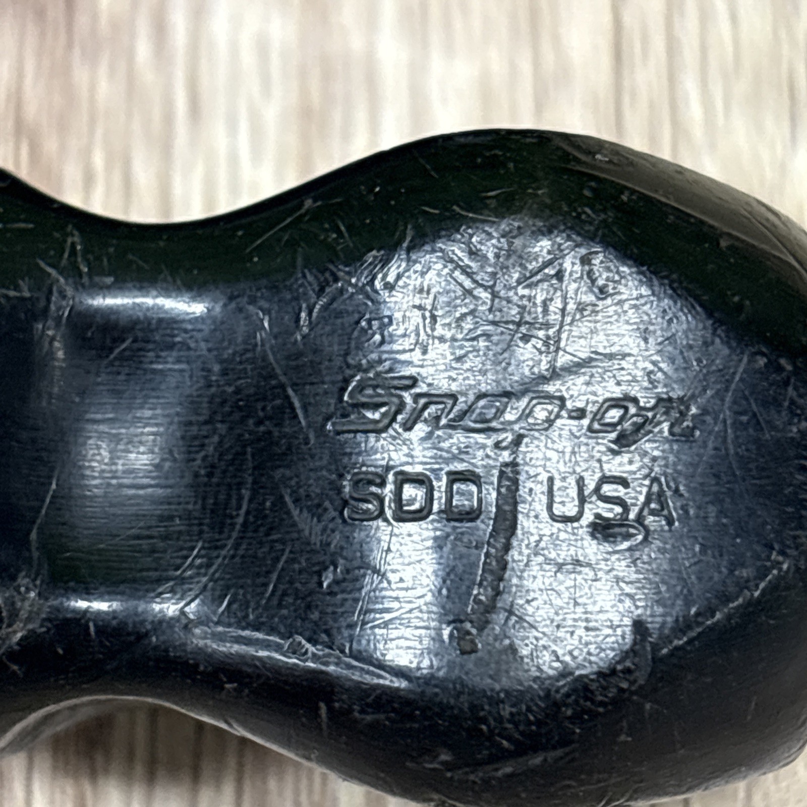 SNAP ON = TWO SHORT BLACK HANDLE SCREWDRIVER – PHILLIPS & FLAT – SSSD #2Y