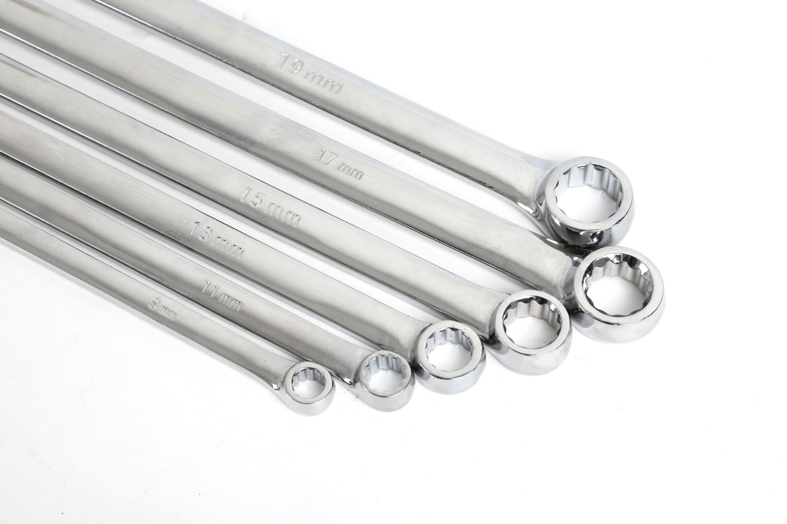 6 PC Metric Extra Long Box End Wrench Set Durable Aviation Spanner 8 mm – 19 mm