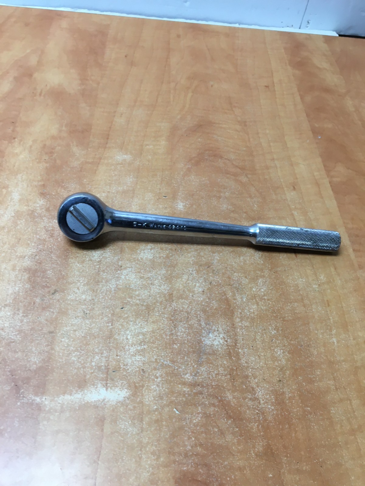 S-K Tools 1/2″ Drive Ratchet 42470 Wrench Knurled Handle Made In USA 10”