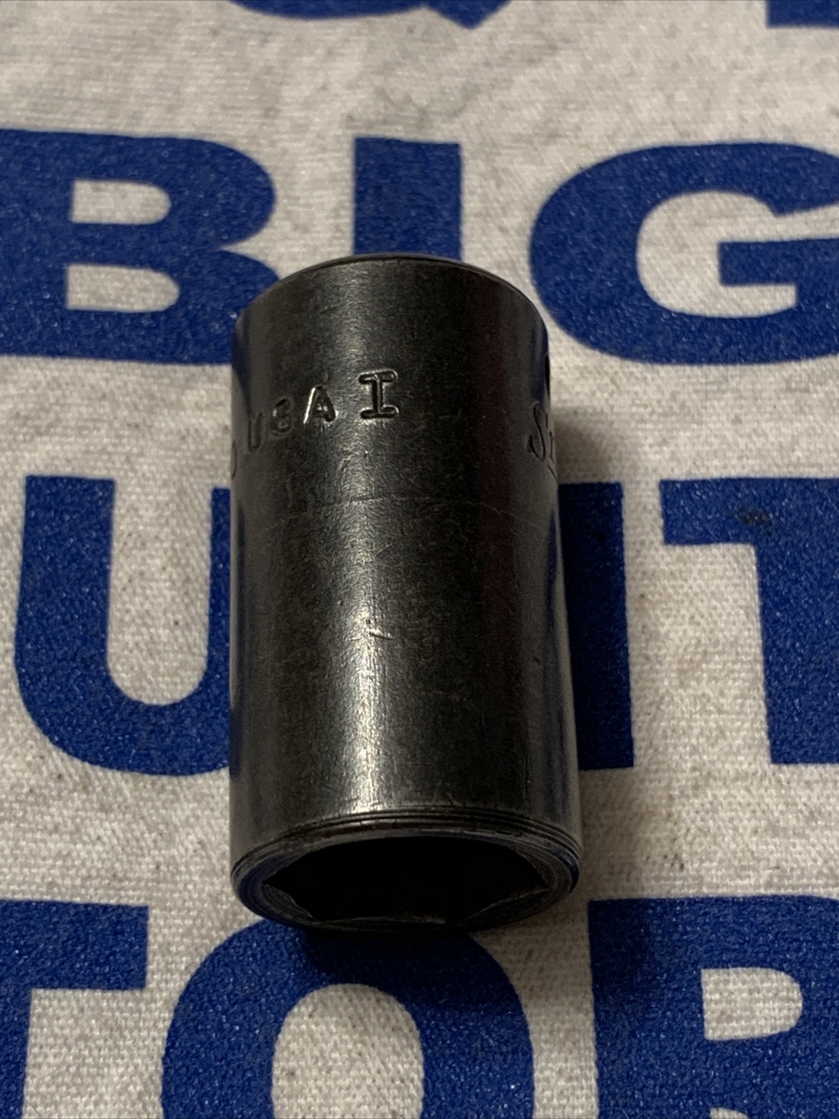 Vintage 1961 Snap-on Tools 3/8” Drive 9/16” Semi-Deep 6pt Impact Socket SPF180