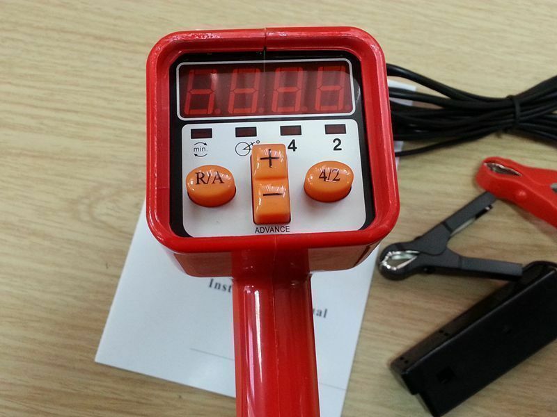 LED Xenon Bulb Timing Light with Advance Engine Motor Automotive Tune Up Tool US