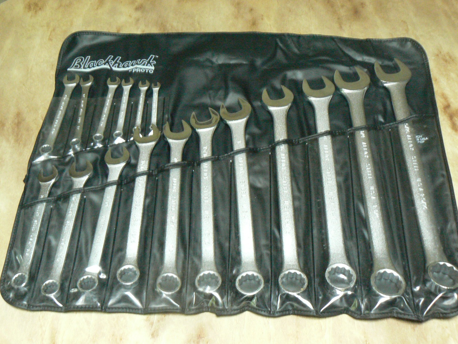 BLACKHAWK by PROTO 17 Pcs. 12 Point Combination Wrench Set -NEW -G-