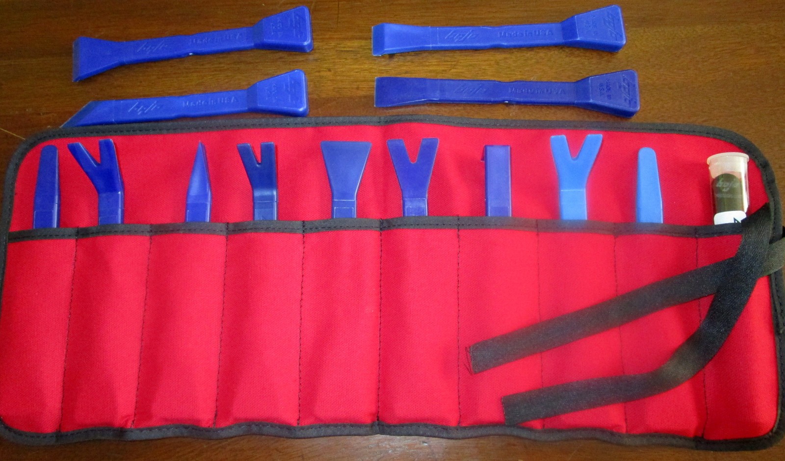BoJo Platinum 14 pc. Nylon/Plastic Composite Pry and Scraper Tool Set w /Pouch