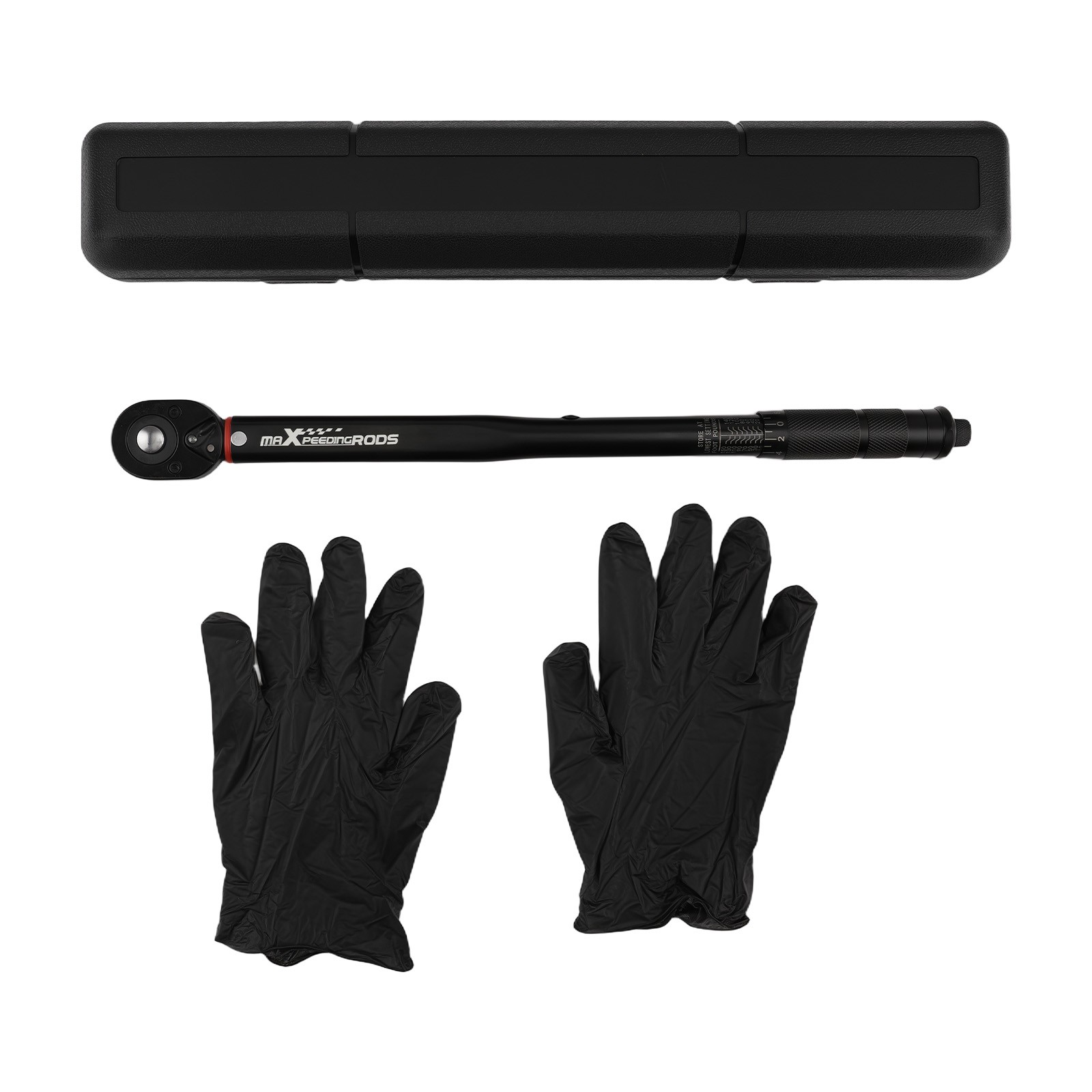 1/2 Drive Torque Wrench 10-150 Ft-Lb Pre-calibrated Chrome Vanadium Steel W/Case