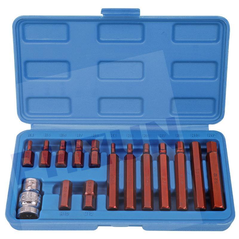 1 Set Magnetic Bits Kit (4mm,5mm,6mm,7mm,8mm,10mm,12mm) with 1/2″ Drive Socket