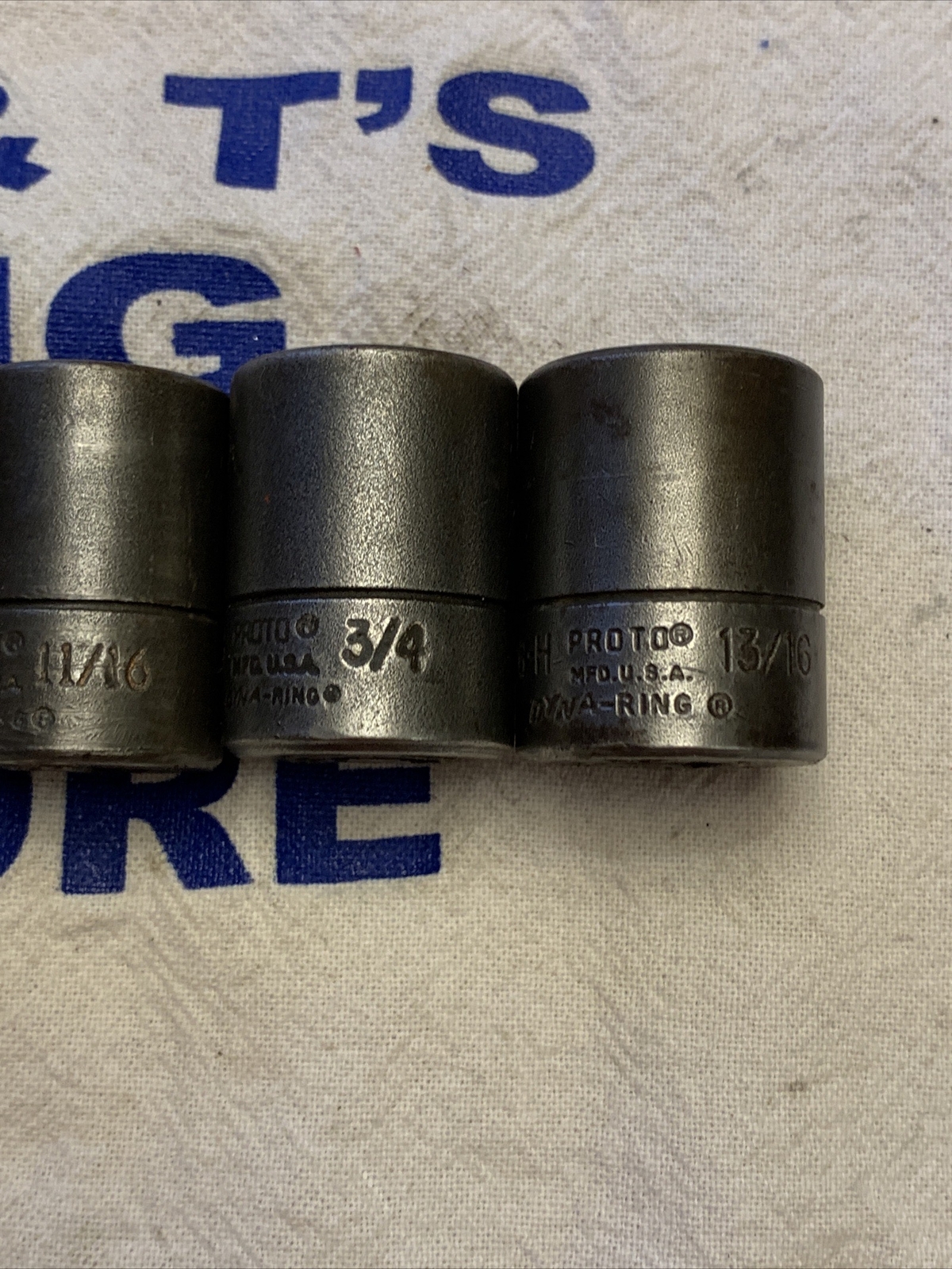 Proto USA 1/2″ Drive 6pc 6pt Dyna-Ring Impact Socket Set SAE 1/2″ – 13/16″