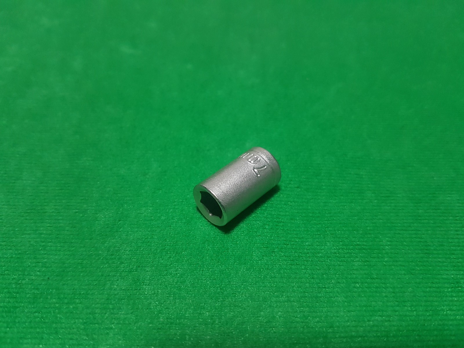 Standard 1/4″ drive 7mm shallow socket matt finish 6 point *FAST FREE POST*