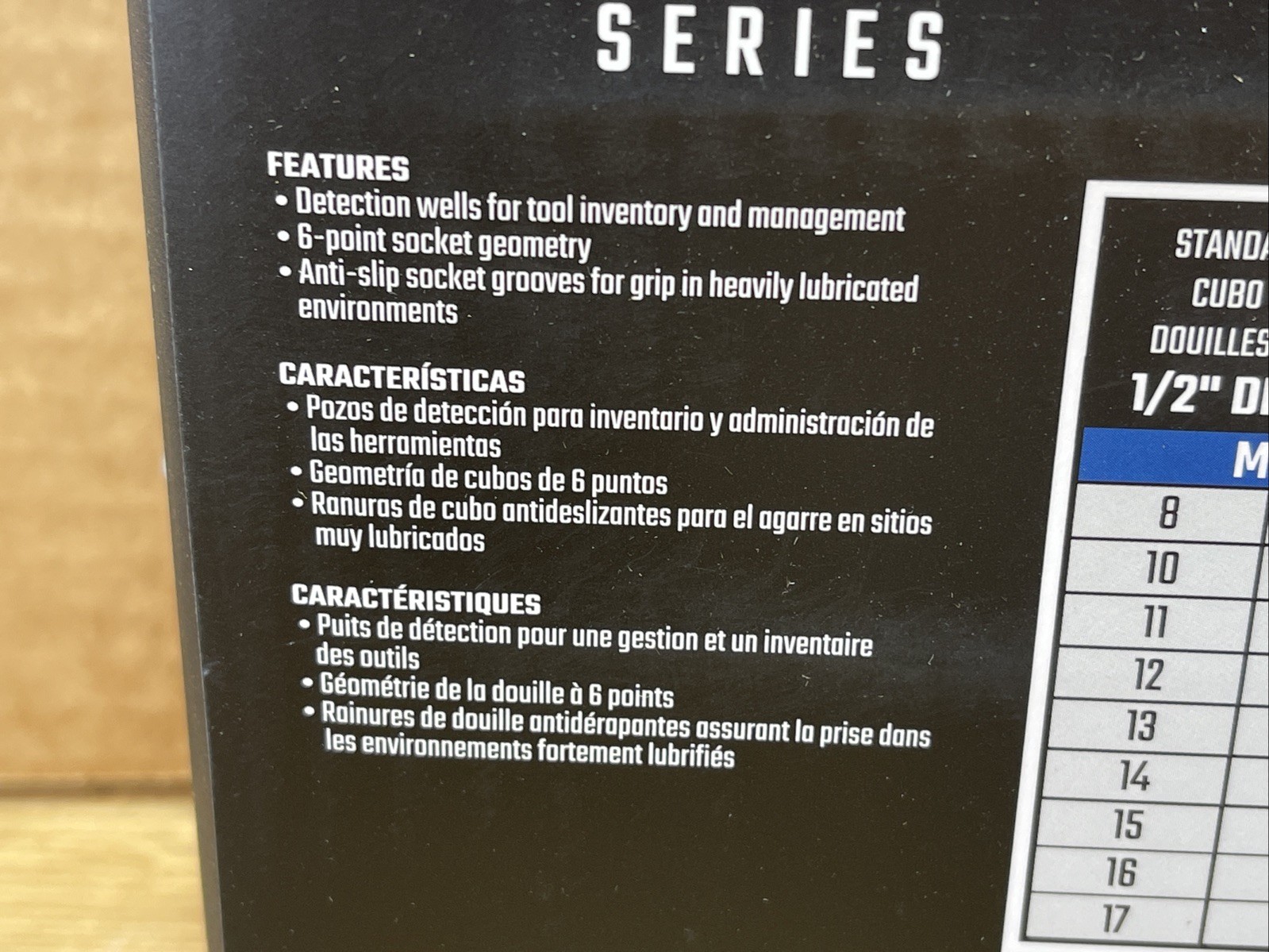 Craftsman V Series 21 Piece 1/2″ Drive Shallow Metric Socket Set CMMT45755V
