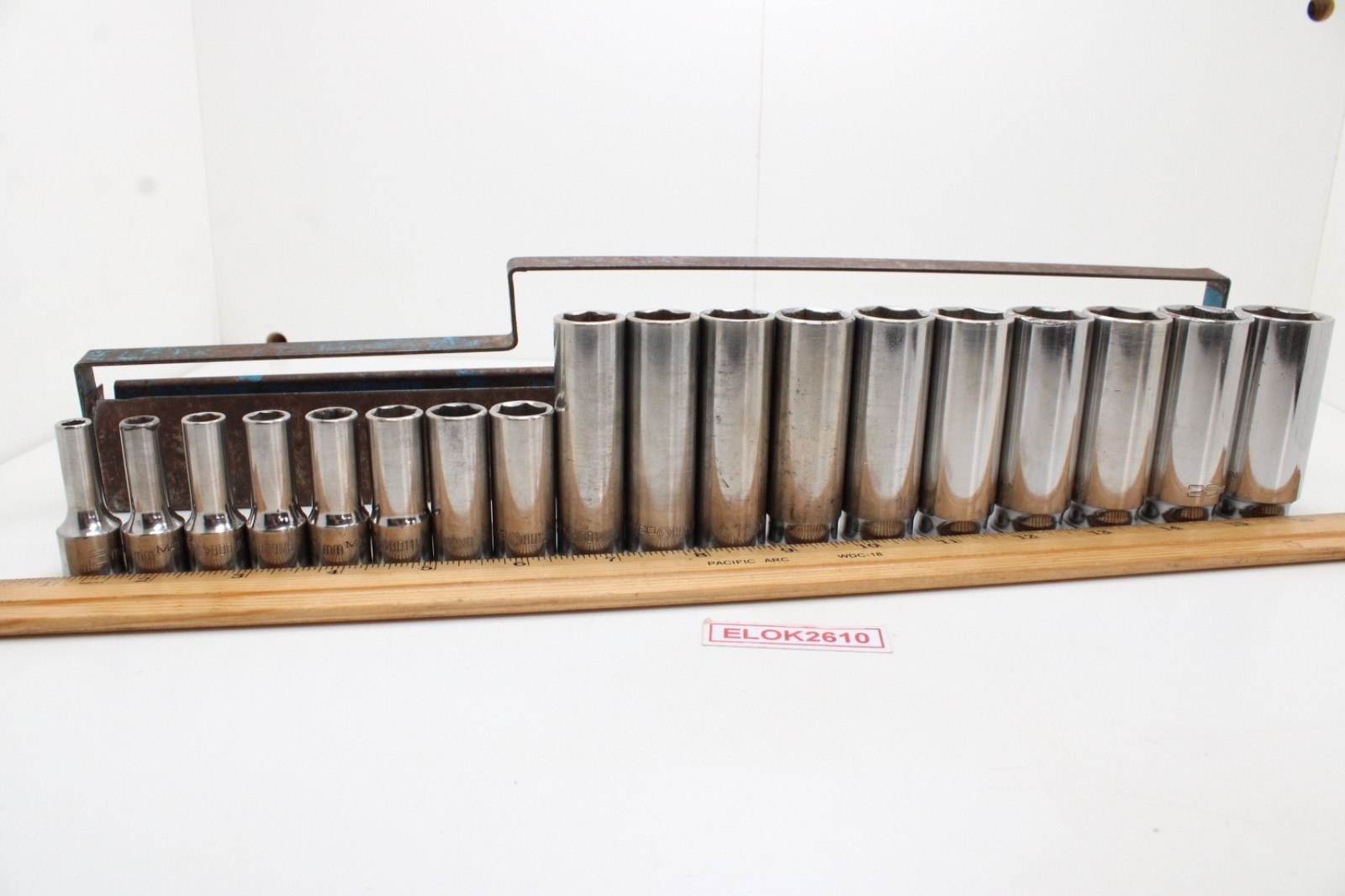 Matco BD6M6-BD23M6 6-23mm 3/8″ Drive 6 Point Metric Chrome Deep Socket Set USA