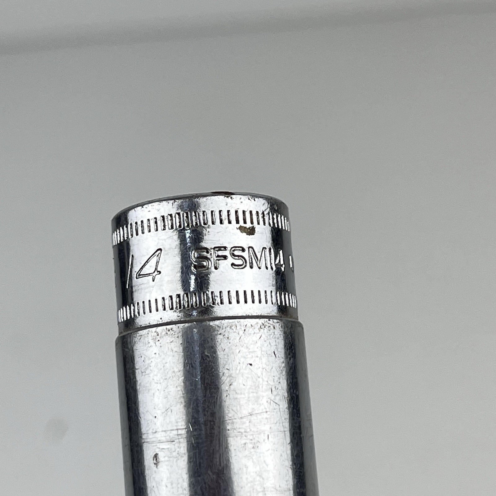 Snap-on Tools 3/8″ Drive 14mm 6pt Point DEEP Chrome Socket SFSM14 USA