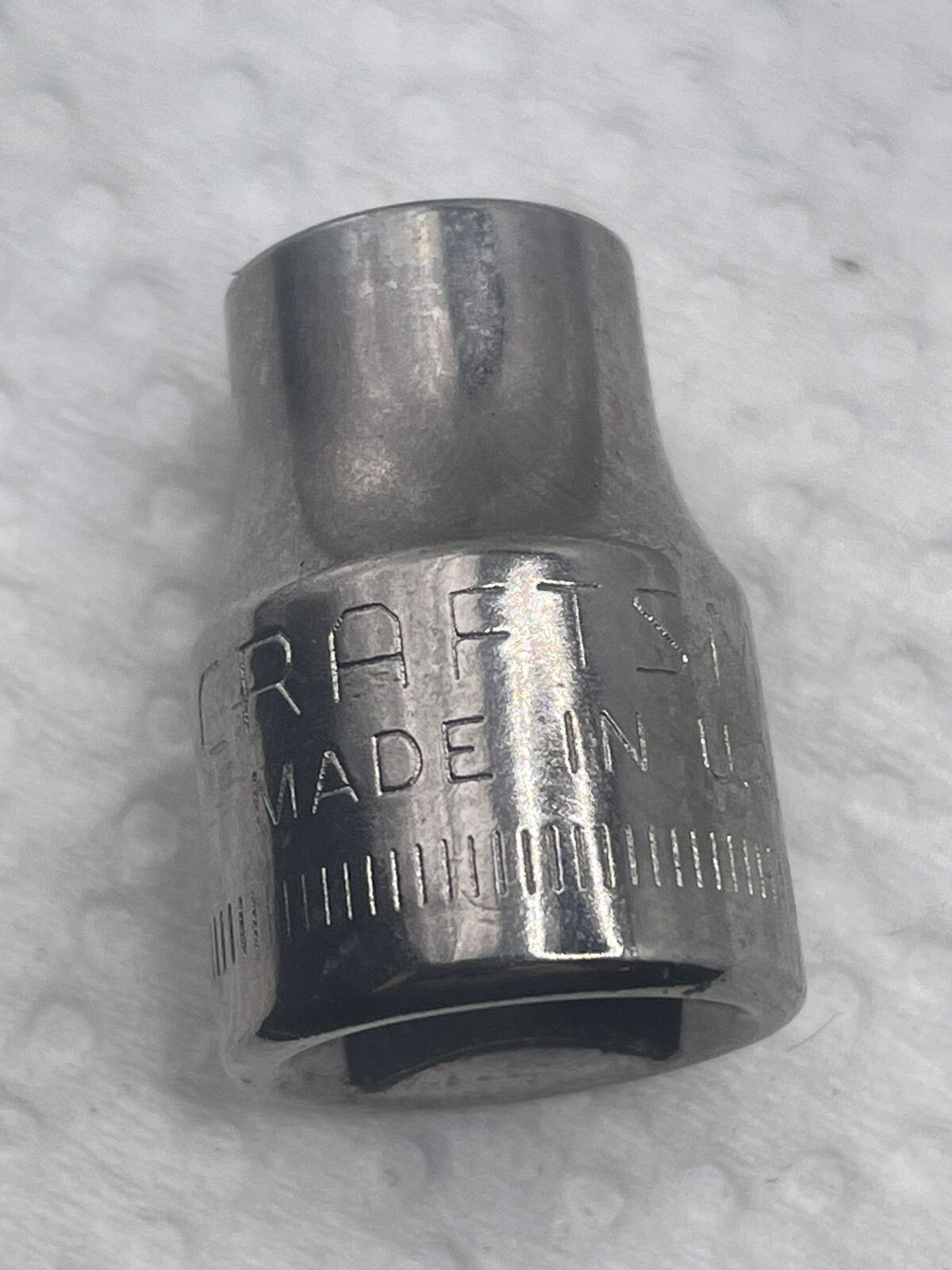 Craftsman 9mm Shallow Socket 3/8″ Drive 6 Point Inverted G1 43541 USA