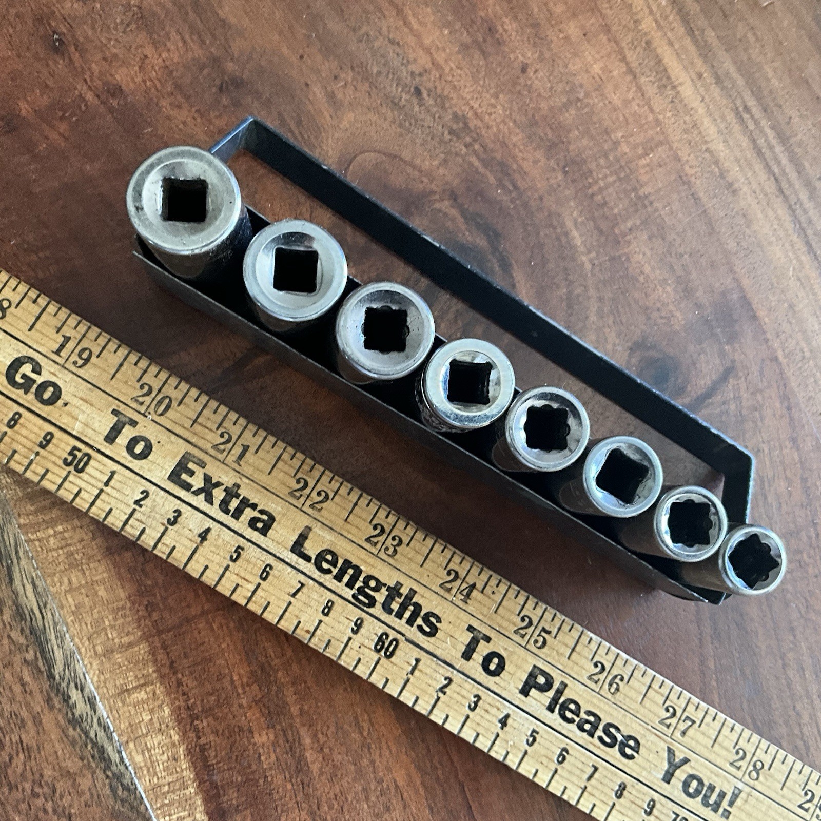 Craftsman 8 Piece Deep Metric Socket Set 6 Pt 3/8″ Drive G Series 12-19MM USA