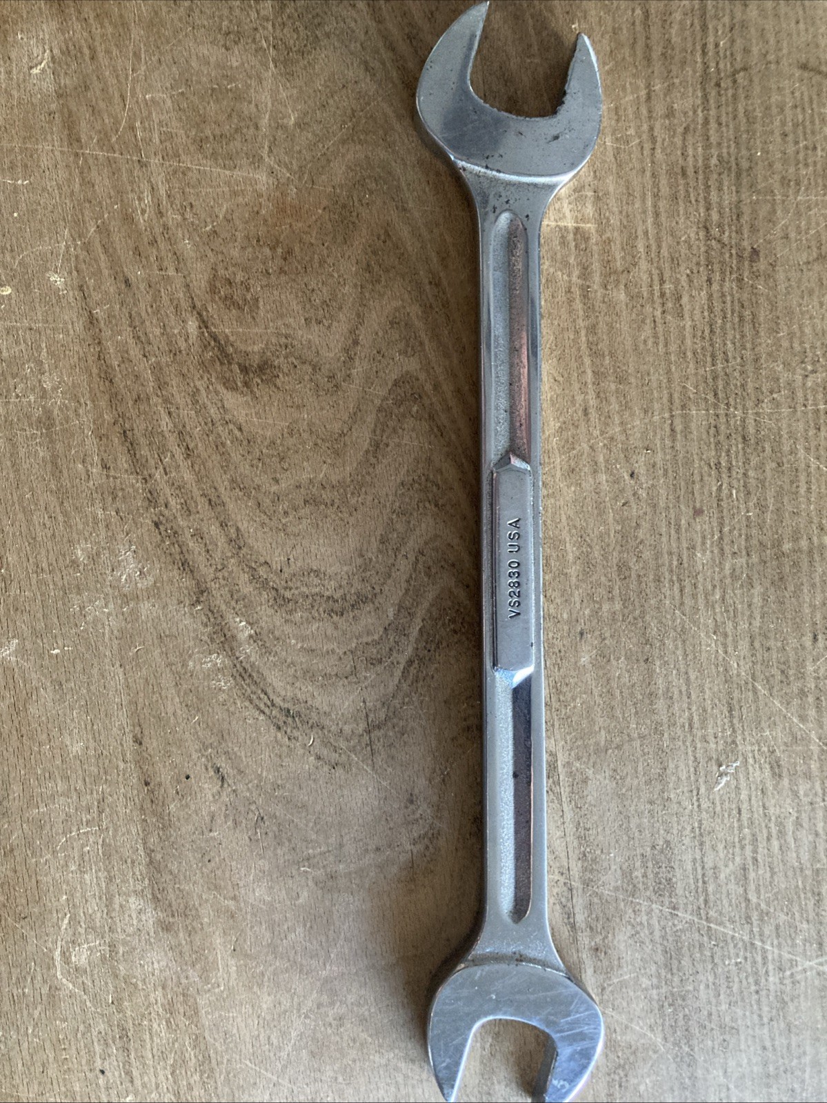 Snap-on VS2830 Open End Wrench 7/8″ x 15/16″ SAE 4-Way Angle Head USA Vintage