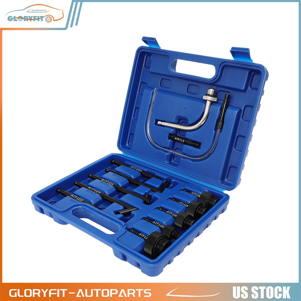 13Pcs/Set Oil Fill Adapter Transmission Fluid Oil Refilling Connector Tool