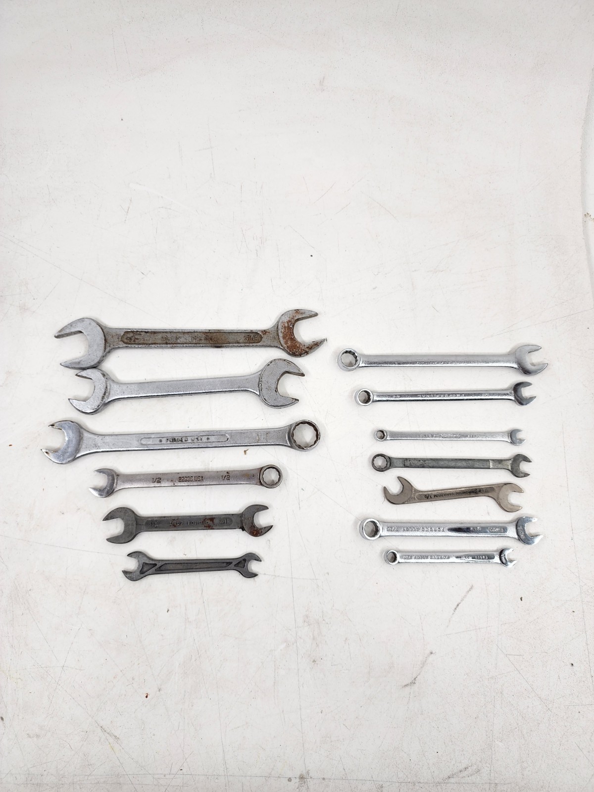 USA Made Wrenches Various Brands And Sizes Metric Standard Lot Of 13