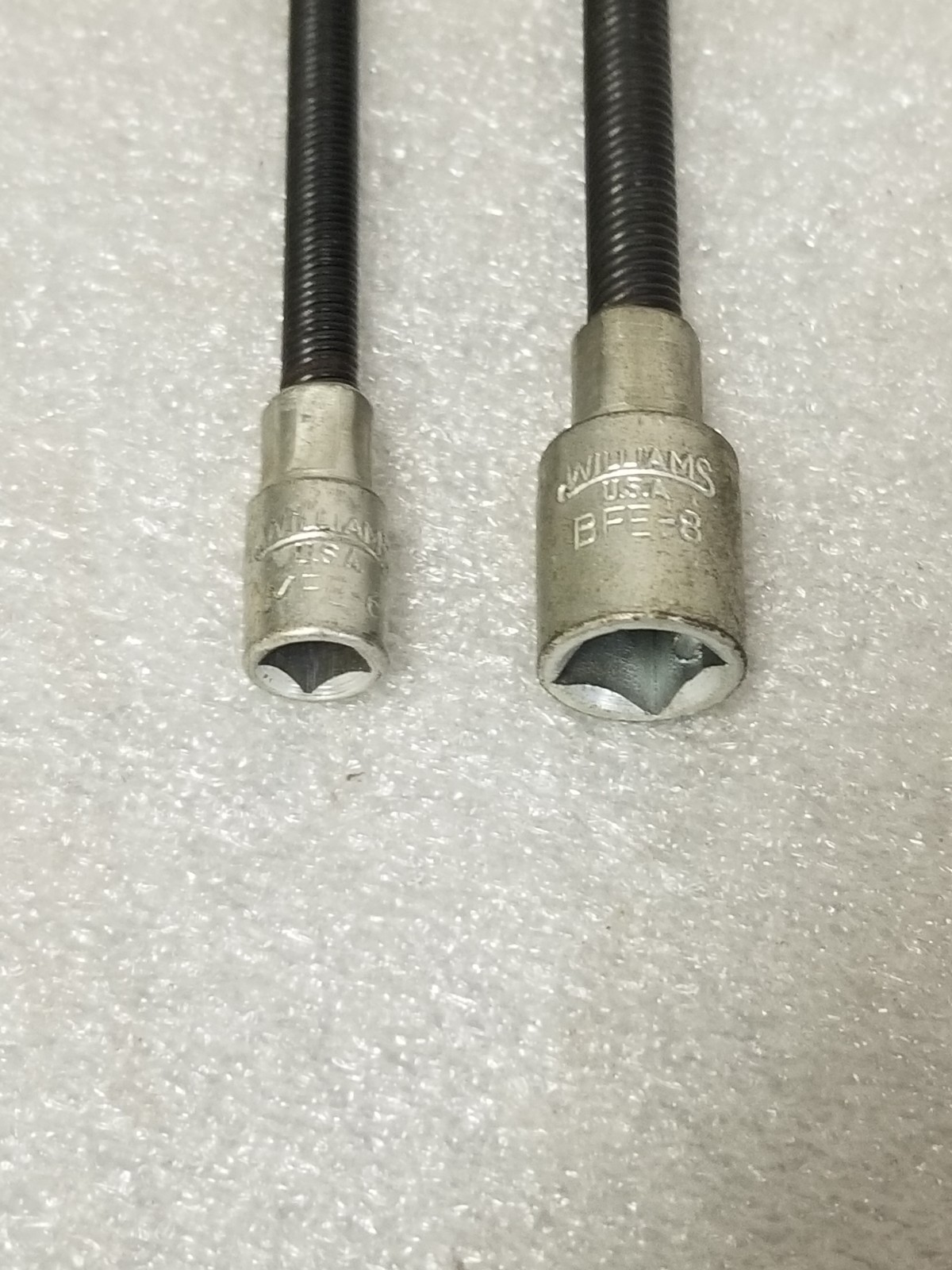 Williams 1/4″-Drive & 3/8″-Drive Flex Extension Set Black Made in USA