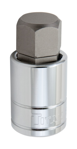 Titan 15620 1/2-Inch Drive x 20mm Hex Bit Socket – 20 mm