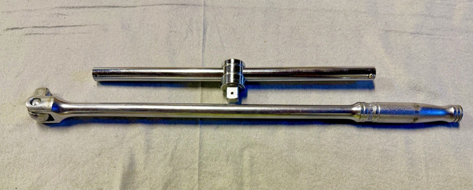 Snap-on HBBD32HV High-Viz Hammer ECUHA158 LED Light 1/2 Breaker Bar Twist Socket
