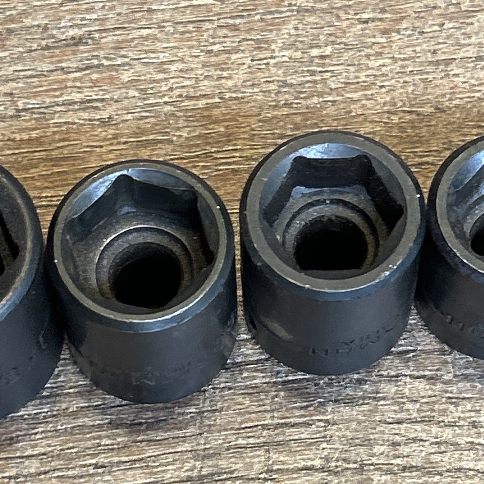 Vintage CRAFTSMAN 1/2″ Drive SAE Shallow Impact Socket Set GK Series
