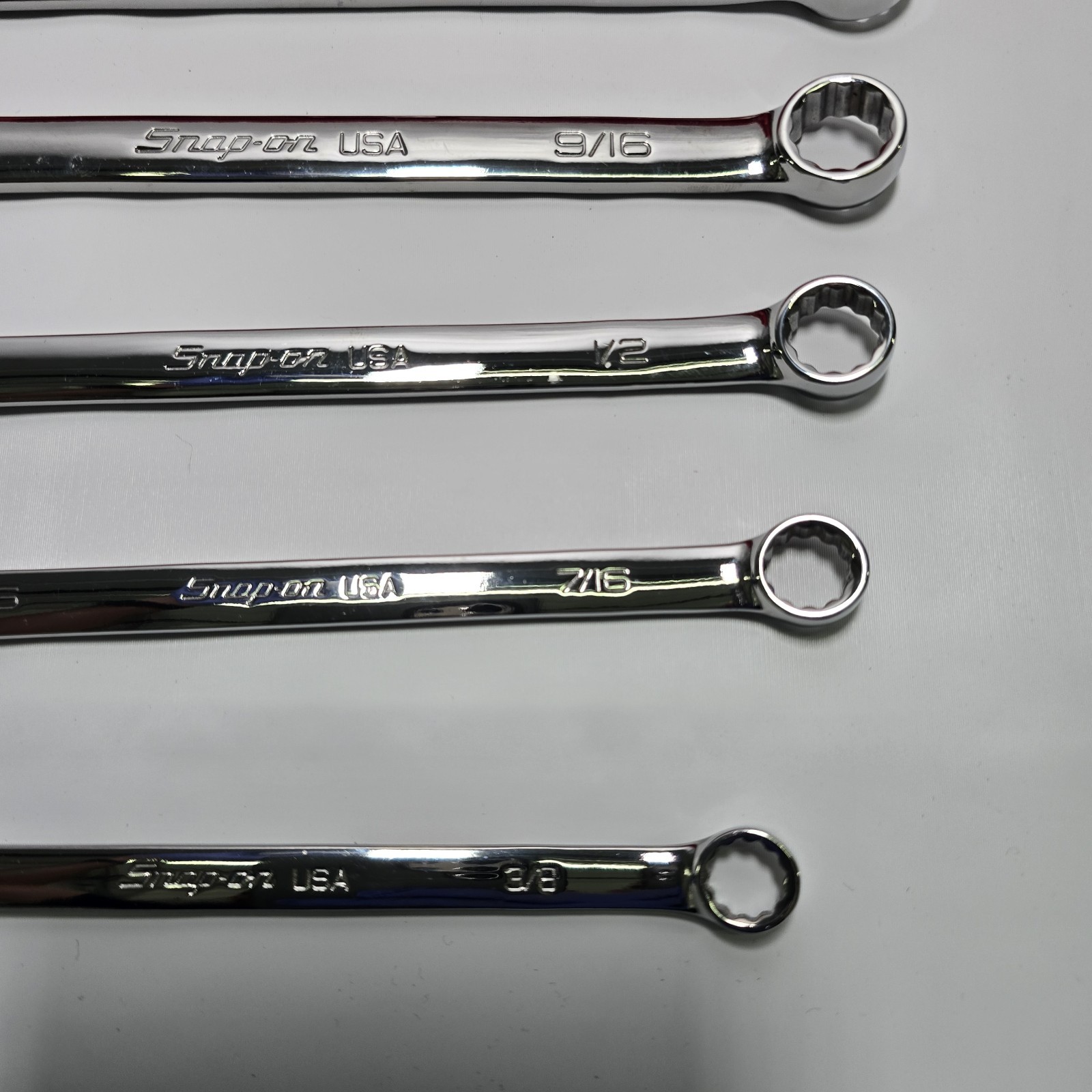 Snap-on OSH707B 6 Point Combination Wrench Set 7-Piece 3/8″-3/4″